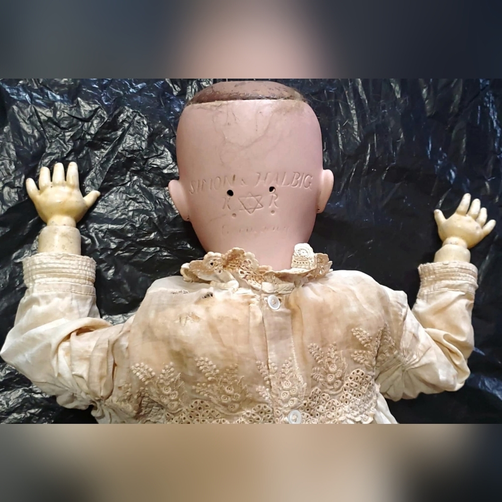 Vintage RARE 26" Simon & Halbig K*R Big Eye #65 German Character Child Doll - Picture 12 of 16